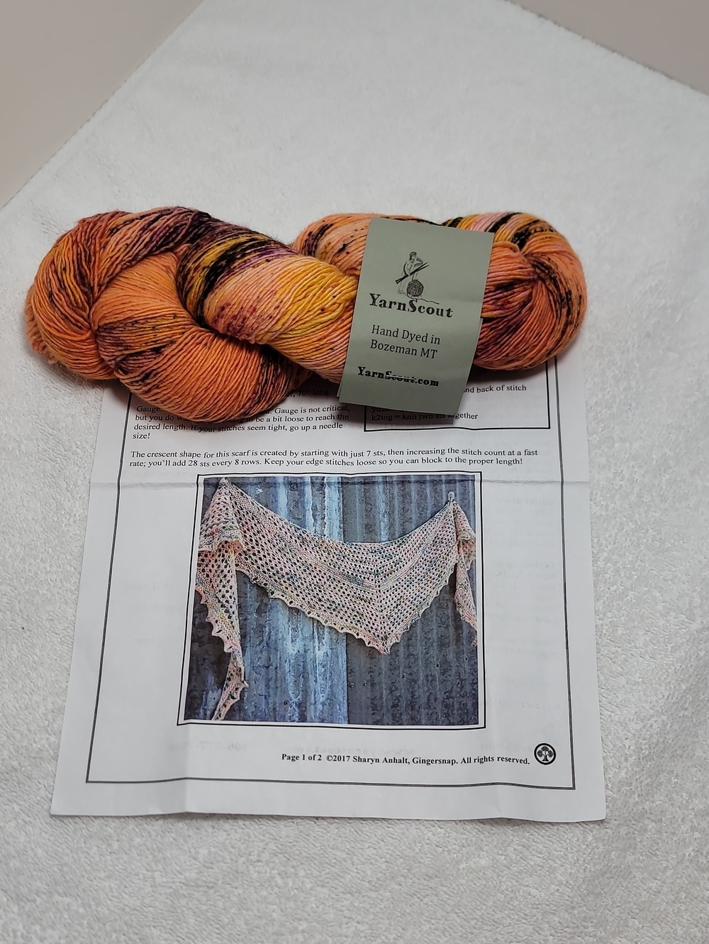 Sugar Sprinkles Scarf Knit Kit - NWT - #24